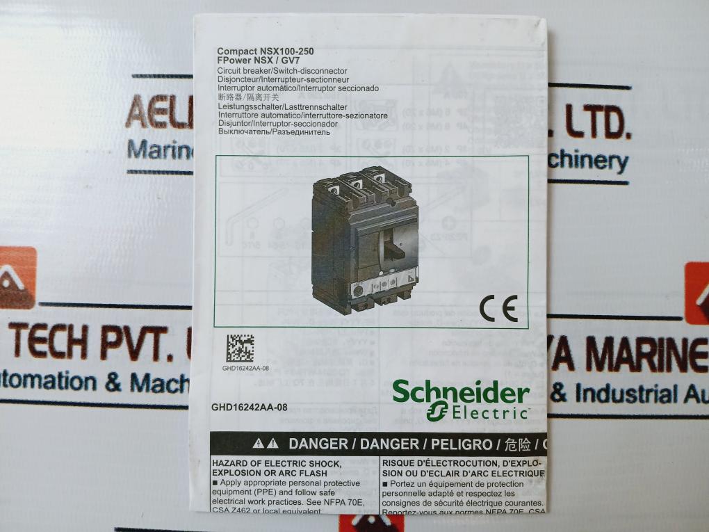 Schneider Electric Nsx 100B Circuit Breaker 50/60Hz