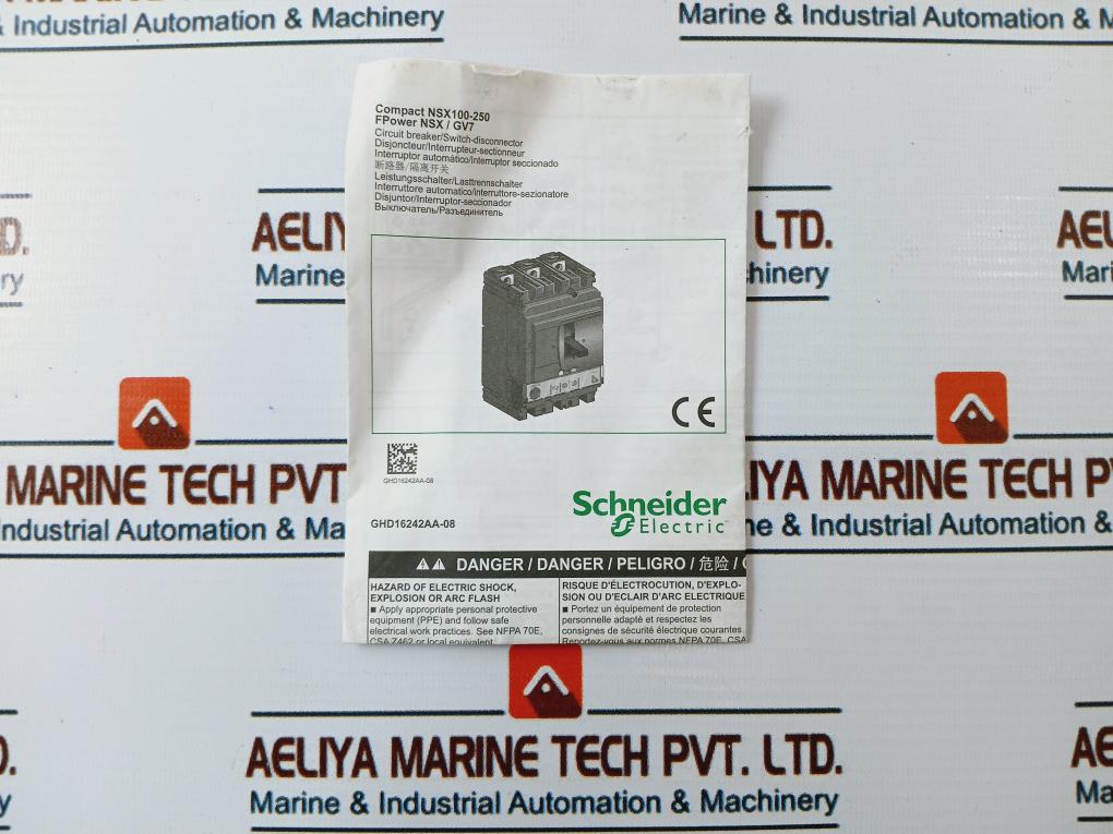 Schneider Electric Nsx 100B Circuit Breaker 50/60 Hz 70-100A