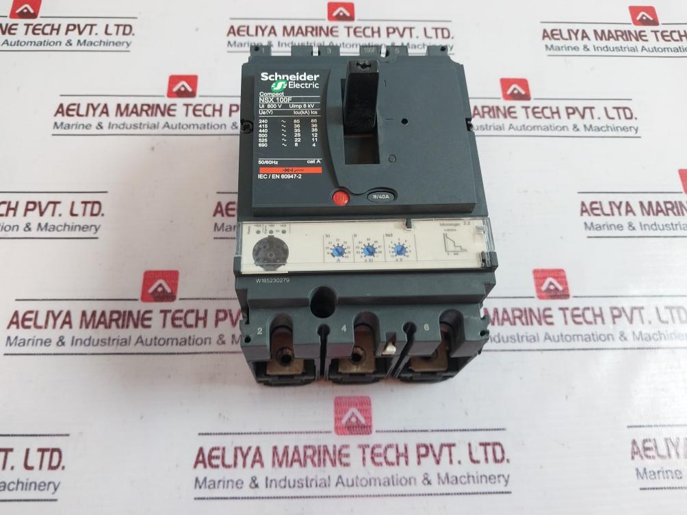 Schneider Electric Nsx 100F Circuit Breaker 800V