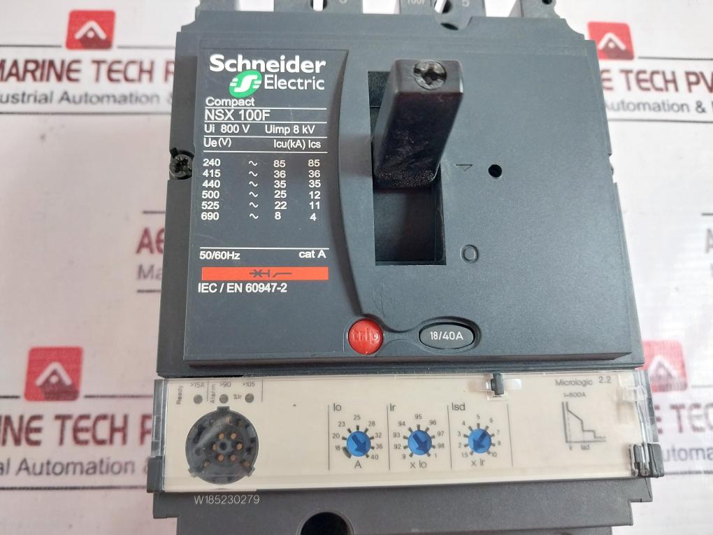 Schneider Electric Nsx 100F Circuit Breaker 800V