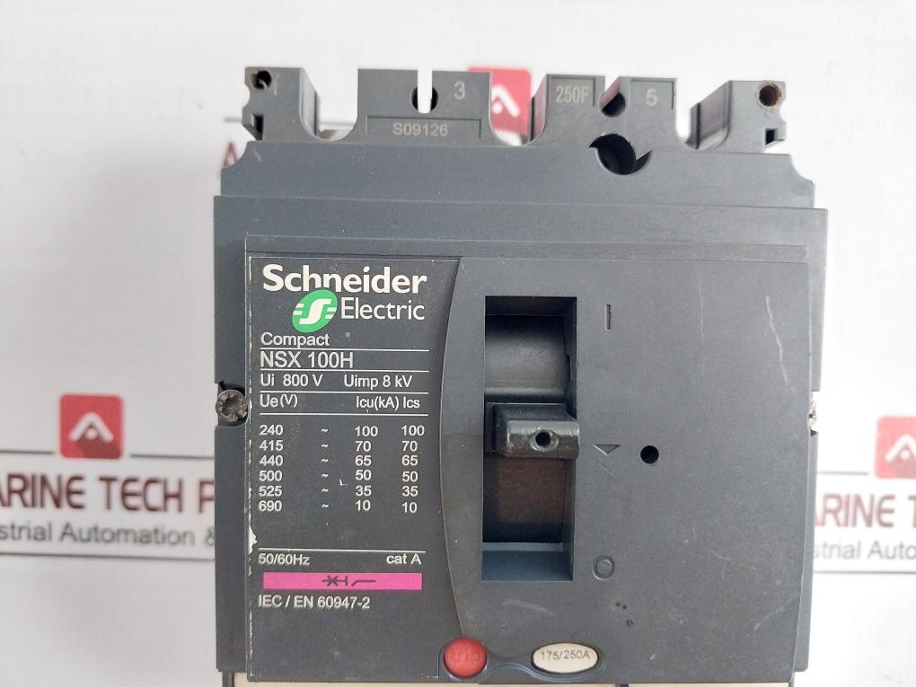 Schneider Electric Nsx 100H Circuit Breaker Compact 50/60Hz 994012A