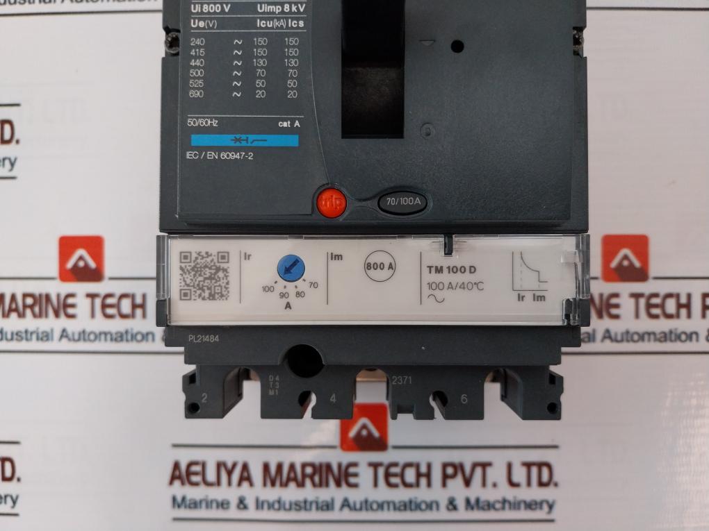 Schneider Electric Nsx100L Circuit Breaker/Switch-disconnector 800V