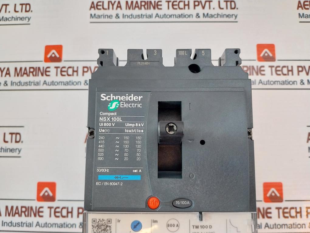 Schneider Electric Nsx100L Circuit Breaker/Switch-disconnector 800V