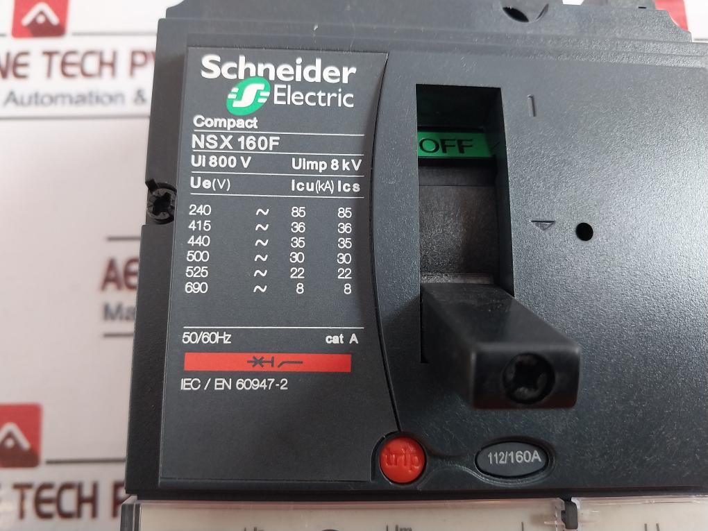 Schneider Electric Nsx 160F Circuit Breaker 50/60 Hz