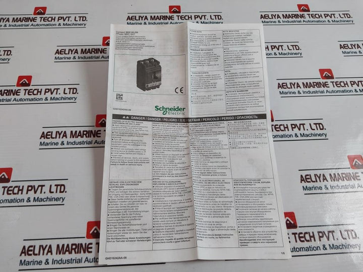 Schneider Electric Nsx 160F Circuit Breaker 50/60 Hz