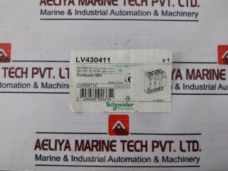 Schneider Electric Nsx 160N Circuit Breaker 50/60Hz