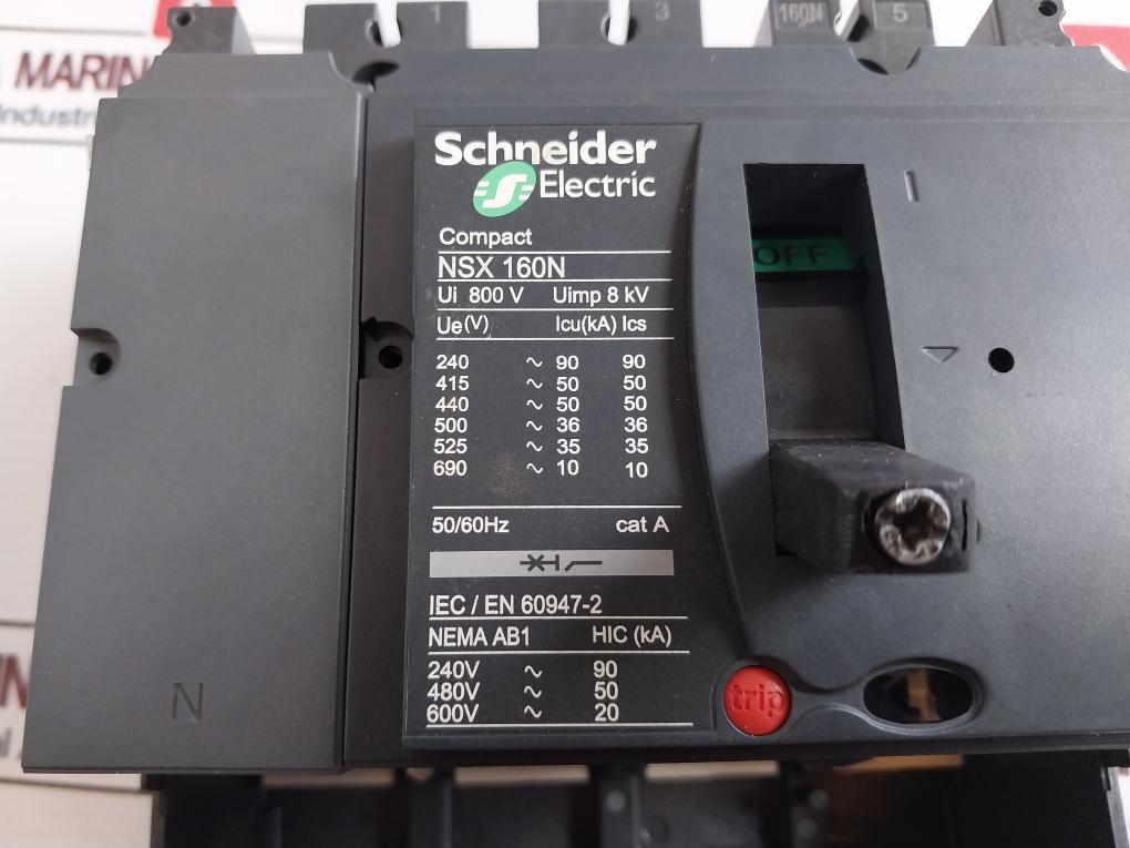 Schneider Electric Nsx 160N Compact Circuit Breaker