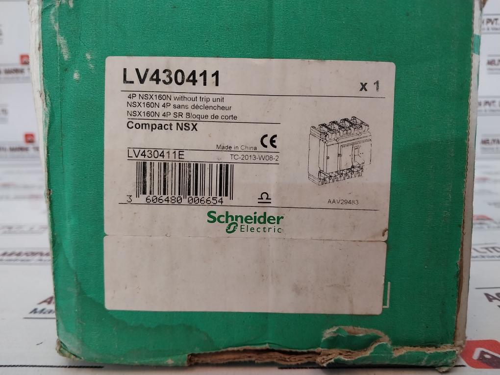 Schneider Electric Nsx 160N Compact Circuit Breaker 50/60Hz