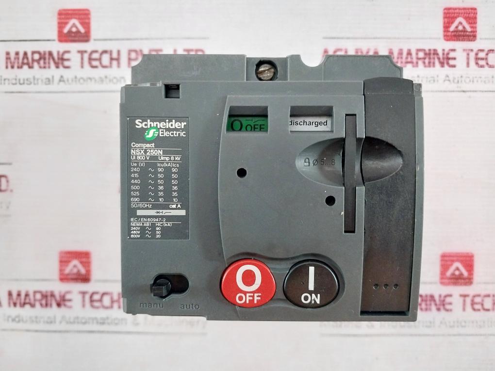 Schneider Electric Nsx 250N Circuit Breaker Compact 220-240V 50/60Hz 800V 8Kv