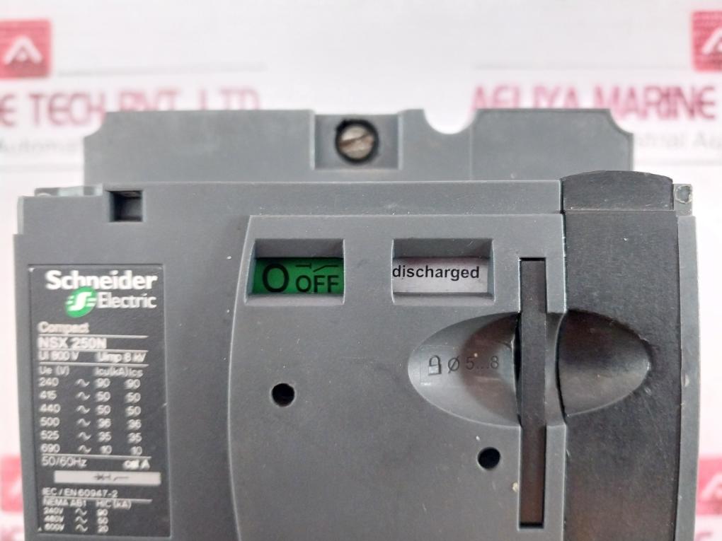 Schneider Electric Nsx 250N Circuit Breaker Compact 220-240V 50/60Hz 800V 8Kv