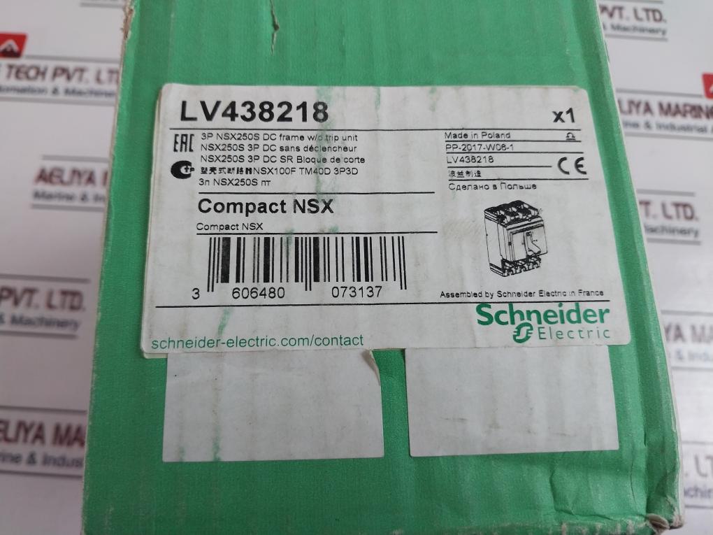 Schneider Electric Nsx250S Dc Circuit Breaker/Switch-disconnector