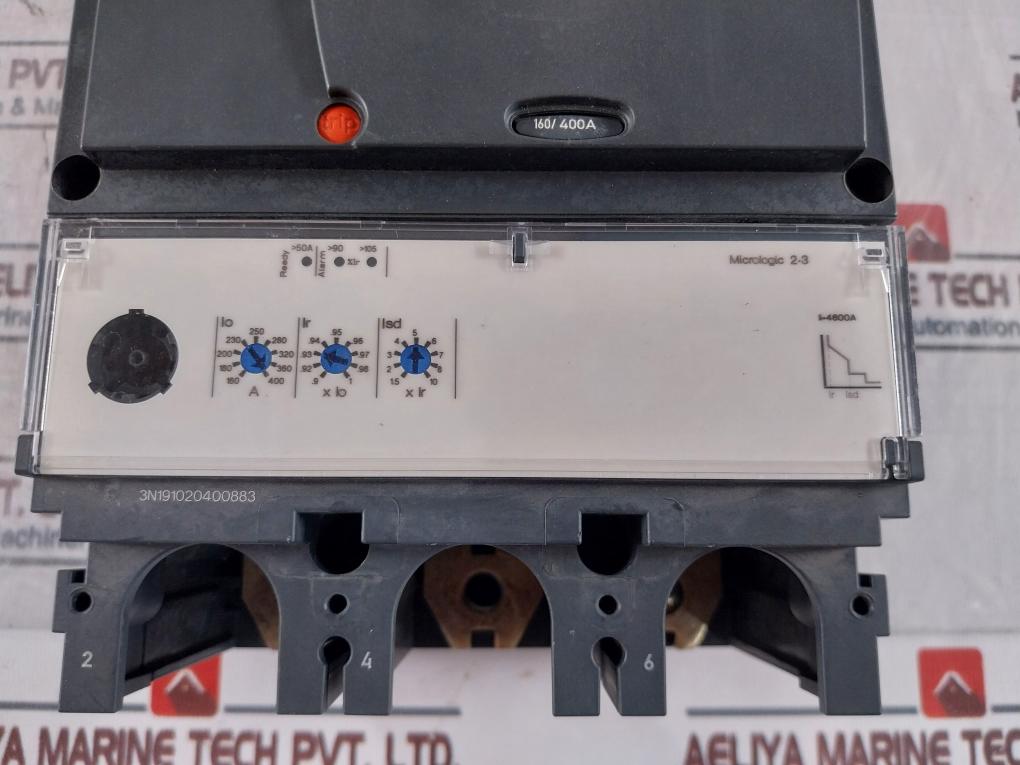 Schneider Electric Nsx 400N Micrologic 2-3 Circuit Breaker 50/60Hz