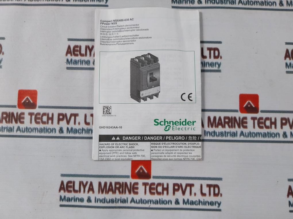 Schneider Electric Nsx 400N Micrologic 2-3 Circuit Breaker 50/60Hz