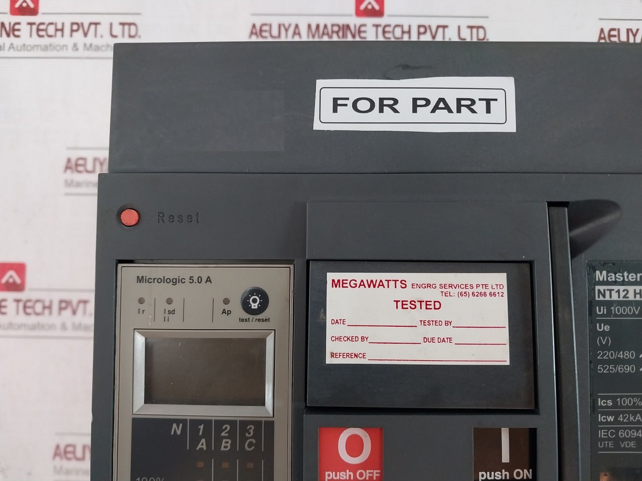 Schneider Electric Nt12 H2 Masterpact Nt Circuit Breaker Trip Unit