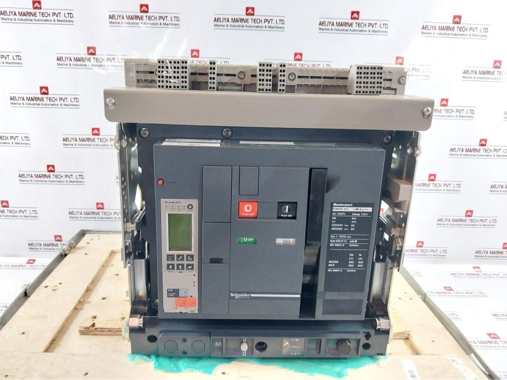 Schneider Electric Nw08 H1 Masterpact Circuit Breaker Micrologic 6.0P 1000V 12Kv