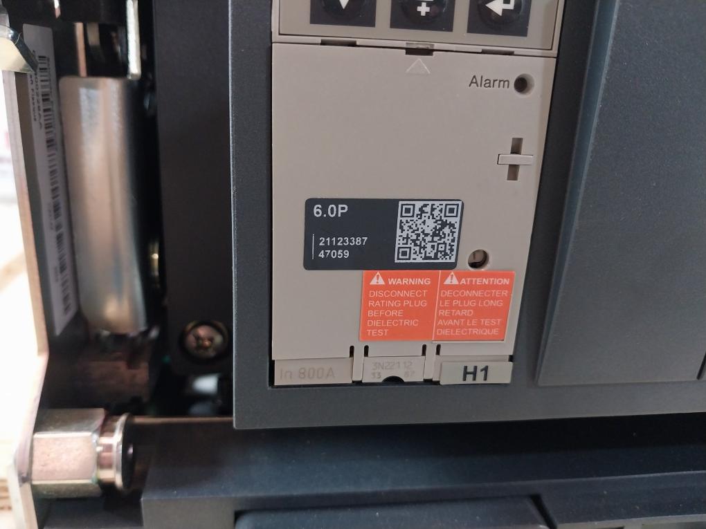 Schneider Electric Nw08 H1 Masterpact Circuit Breaker Micrologic 6.0P 1000V 12Kv