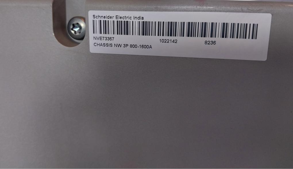 Schneider Electric Nw08 H1 Masterpact Nw Drawout Circuit Breaker 1000V 12Kv 800A