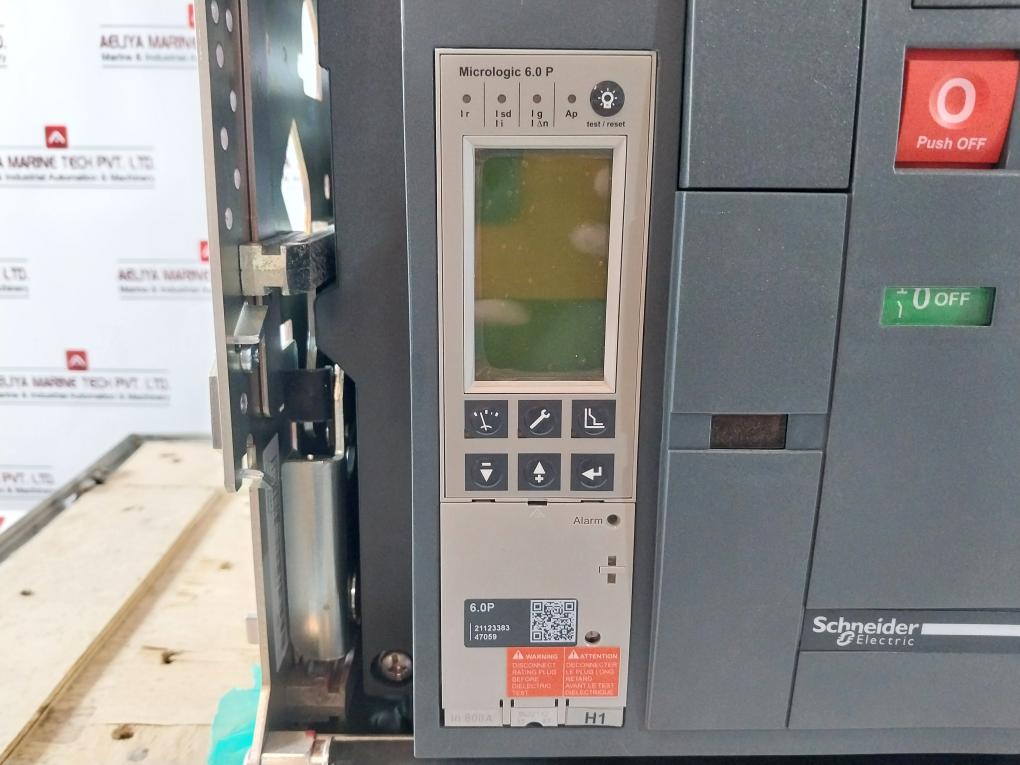 Schneider Electric Nw08 H1 Masterpact Nw Drawout Circuit Breaker 1000V 12Kv 800A