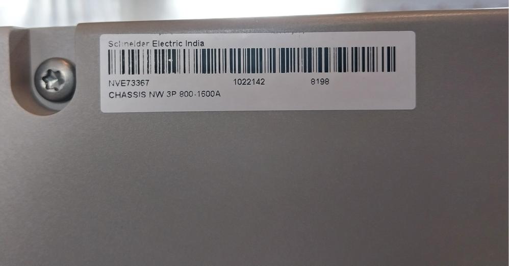 Schneider Electric Nw10 H1 Masterpact Circuit Breaker 1000V 12Kv Iec 60947-3