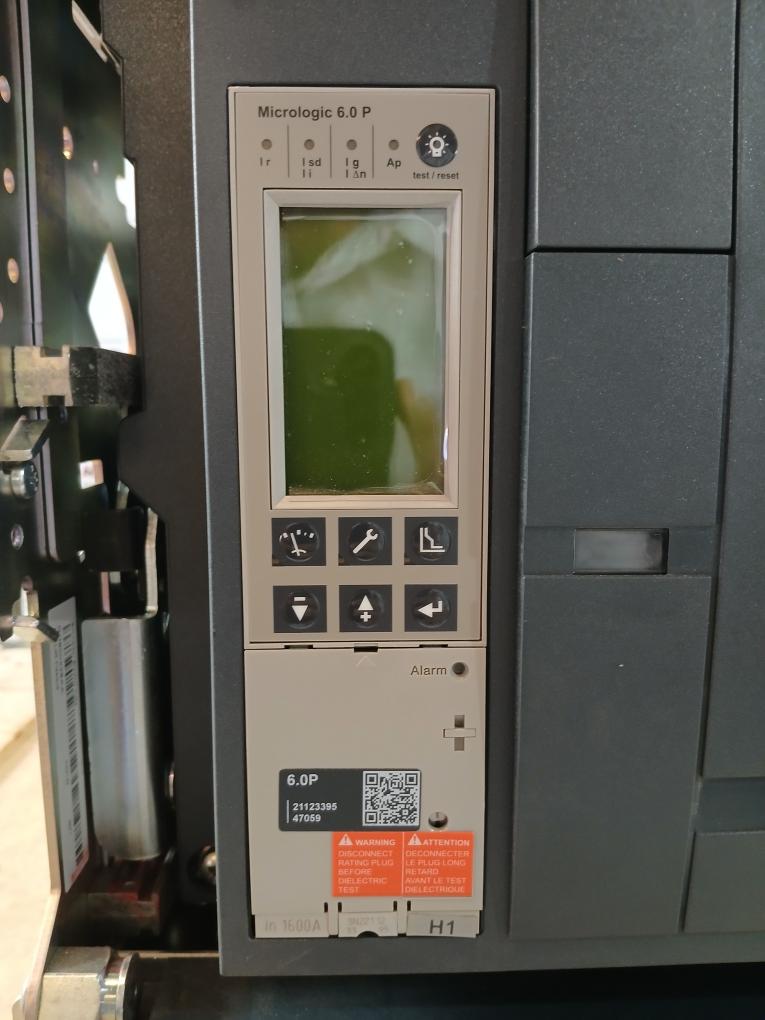 Schneider Electric Nw16 H1 Circuit Breaker Masterpact Micrologic 6.0P Nw12H1