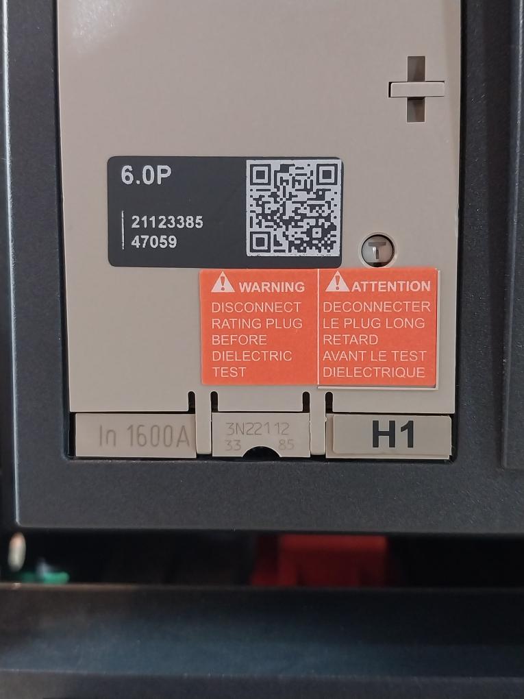 Schneider Electric Nw16 H1 Masterpact Nw Circuit Breaker Micrologic 6.0 P 1000V