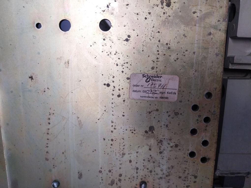 Schneider Electric Masterpact Nw16 N1 Circuit Breaker 1600A Micrologic 5.0E