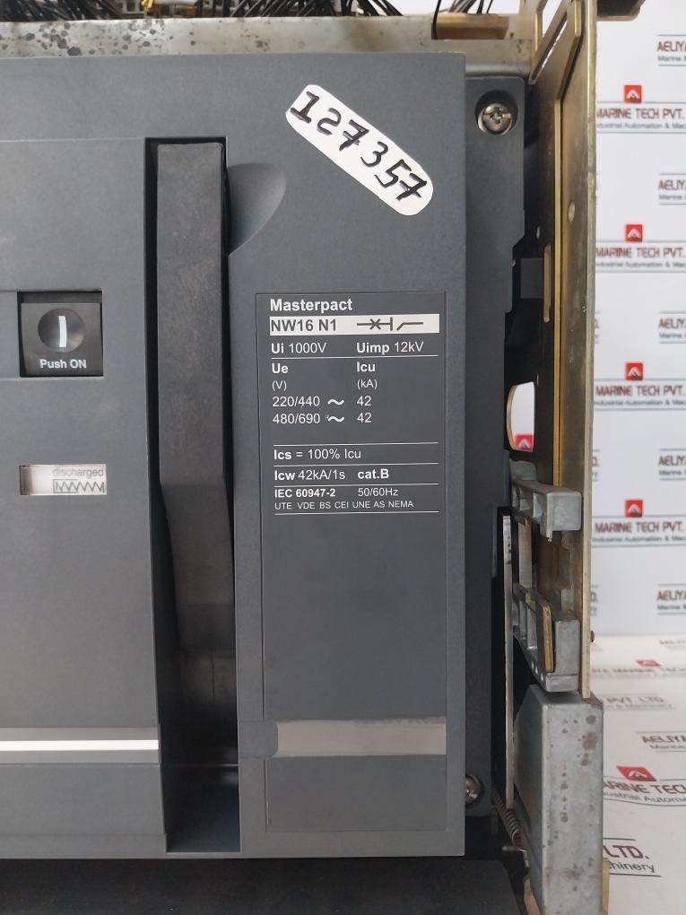 Schneider Electric Nw16 N1 Masterpact Circuit Breaker 1600 Amp