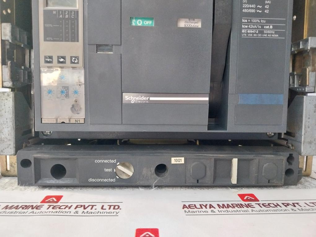 Schneider Electric Masterpact Nw16 N1 Circuit Breaker 1600A Micrologic 5.0E