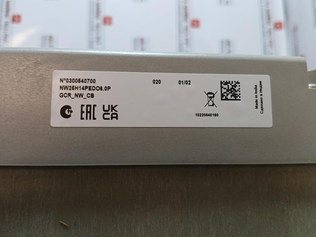 Schneider Electric Nw25 H1 Masterpact Circuit Breaker Micrologic 6.0 P 2500A 020