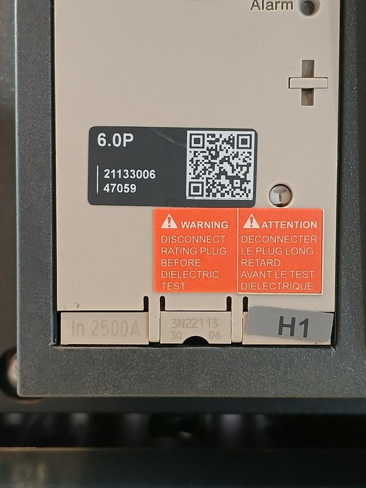 Schneider Electric Nw25 H1 Masterpact Circuit Breaker Micrologic 6.0 P 2500A 020