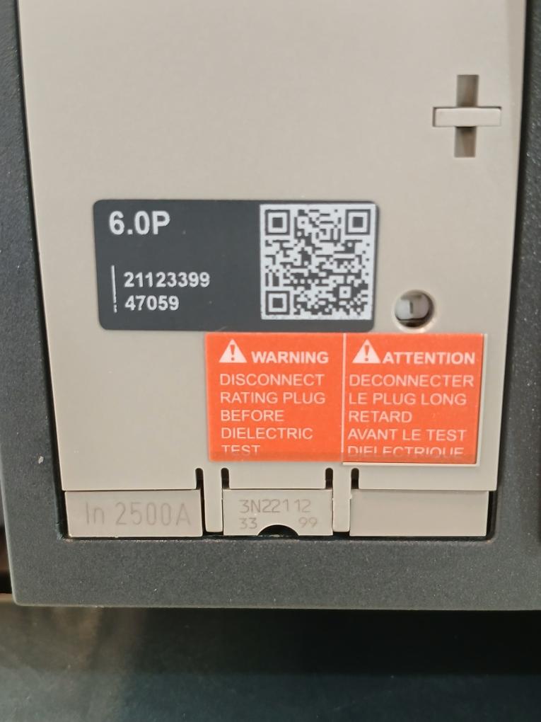 Schneider Electric Nw25 H1 Masterpact Nw Circuit Breaker 1000V Micrologic 6.0 P