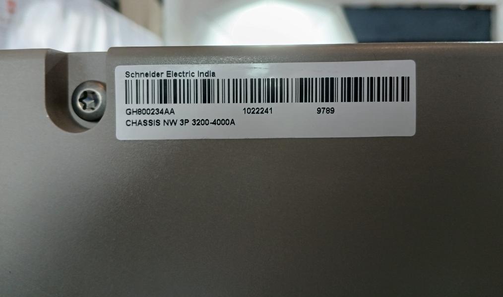 Schneider Electric Nw40 H2 Masterpact Circuit Breaker 600V- 85 Micrologic 6.0 P