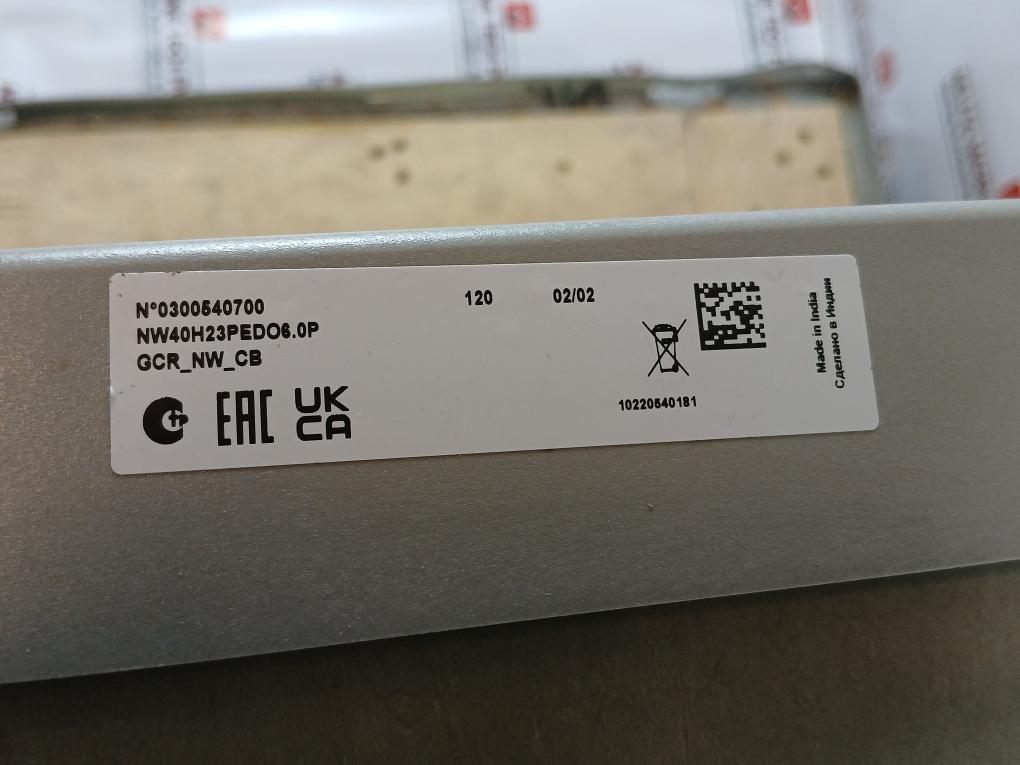Schneider Electric Nw40 H2 Masterpact Nw Circuit Breaker Iec 60947-2 50/60Hz