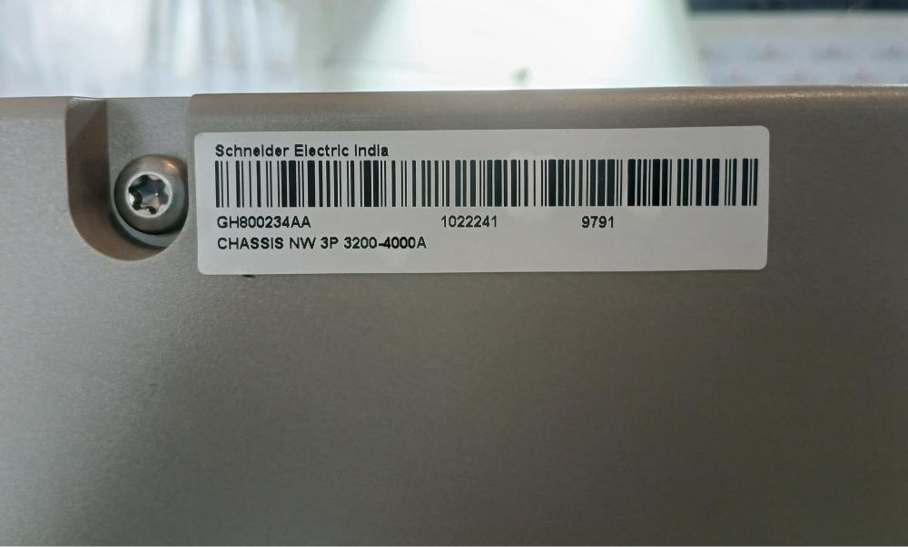 Schneider Electric Nw40 H2 Masterpact Nw Circuit Breaker Iec 60947-2 50/60Hz