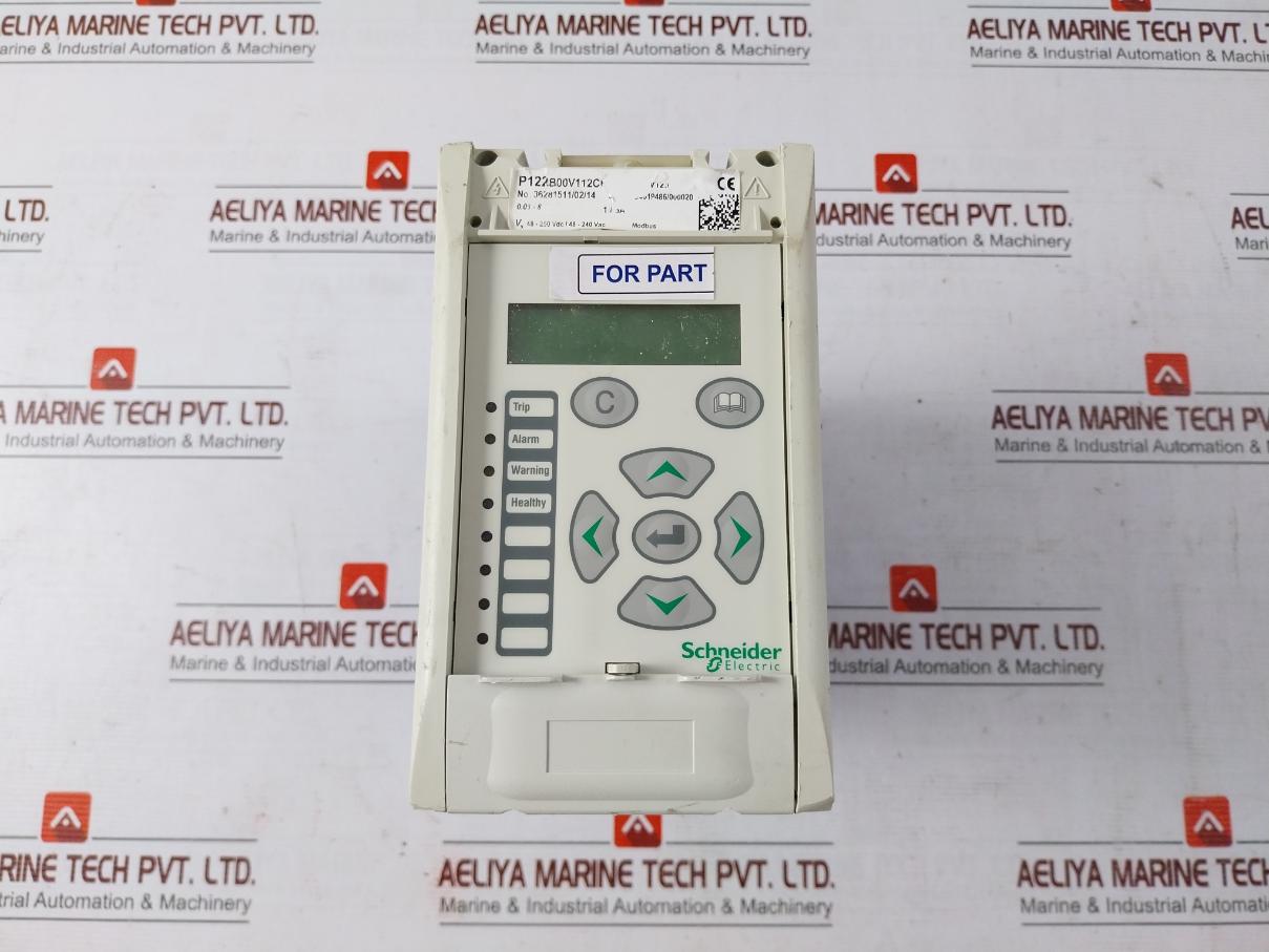 Schneider Electric P122B00V112C Overcurrent Protection Relay 94V-0