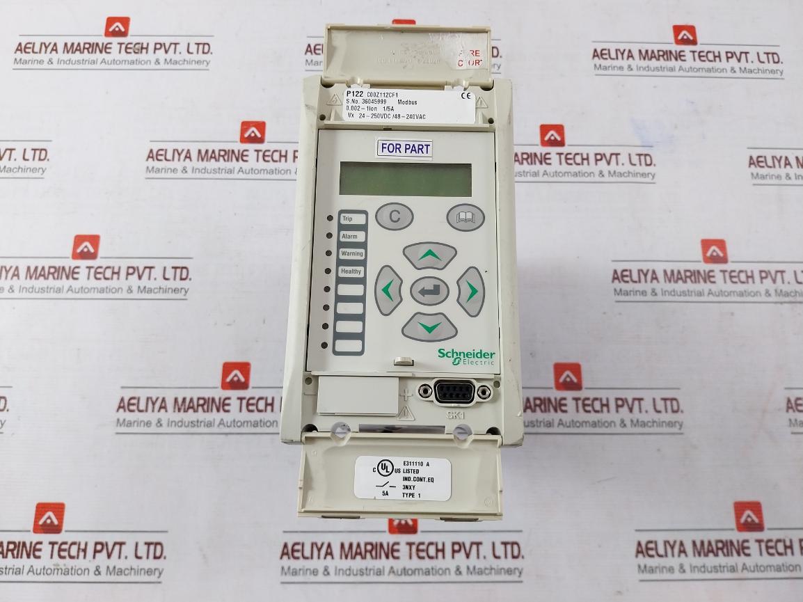 Schneider Electric P122 Overcurrent Protection Relay E311110 A