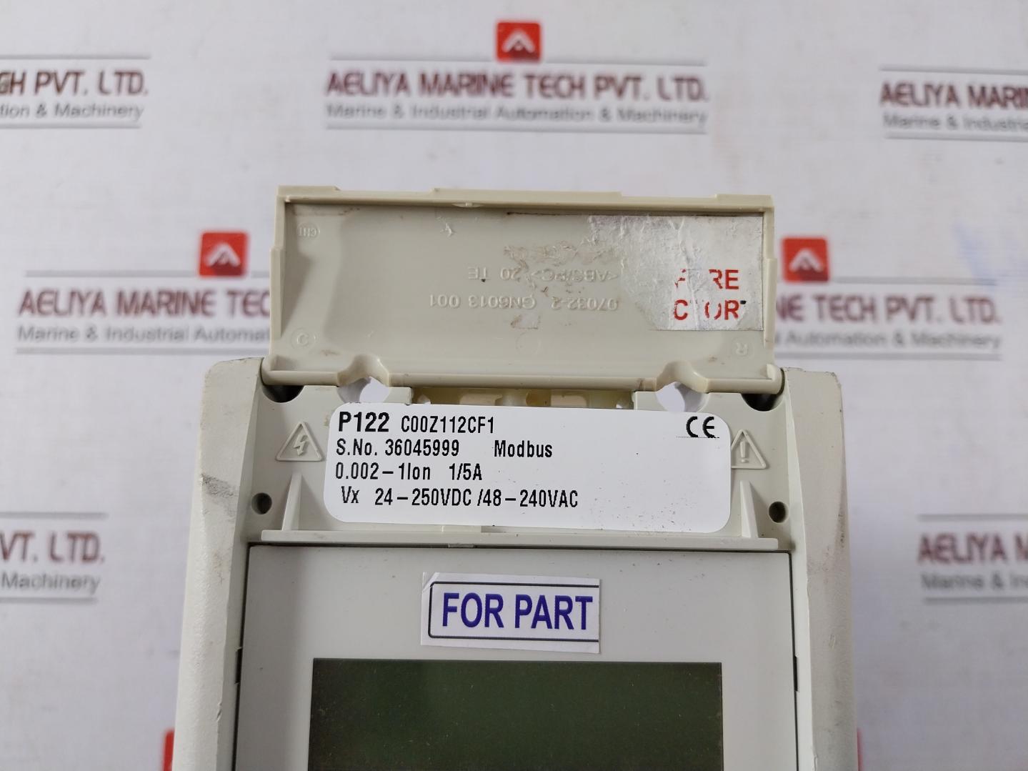 Schneider Electric P122 Overcurrent Protection Relay E311110 A