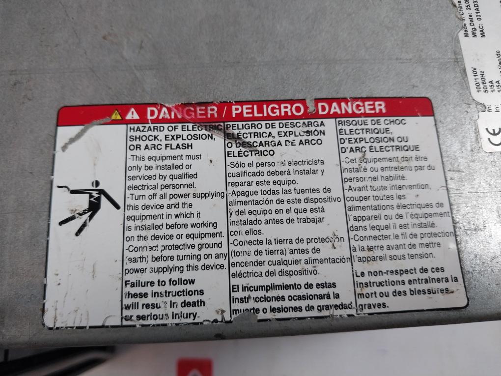 Schneider Electric P3u30-6aaa2bcaa Universal Protection Relay Rel52008 24v Dc