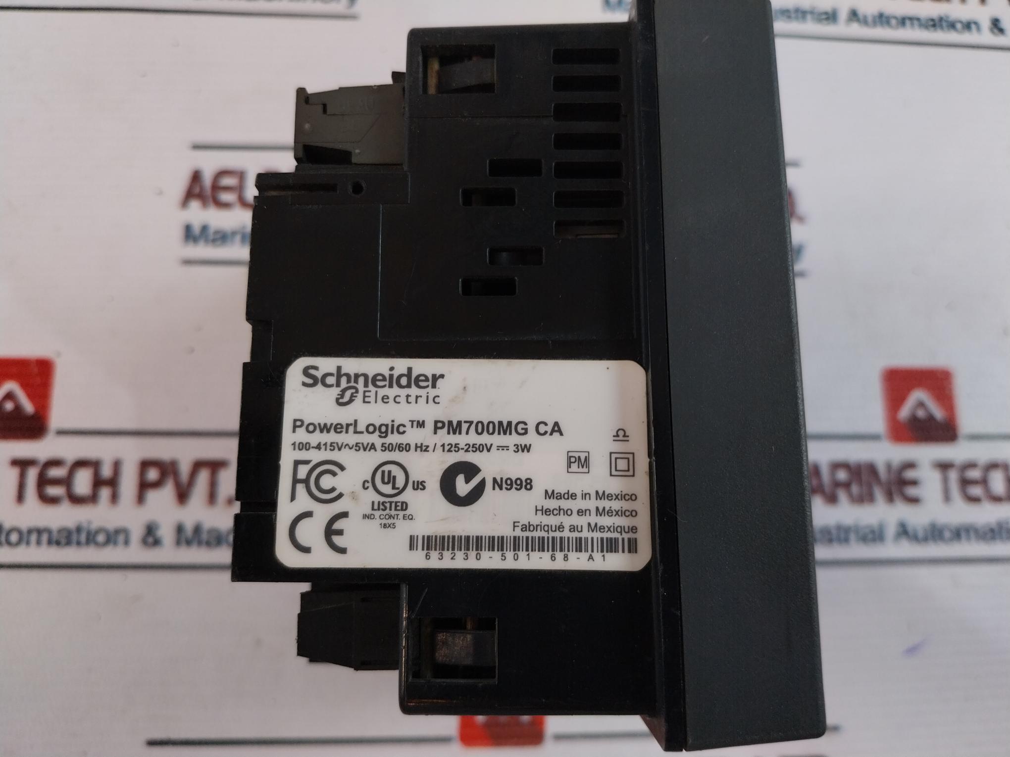 Schneider Electric Pm700Mg Ca Power Logic Power Meter 100-415V~