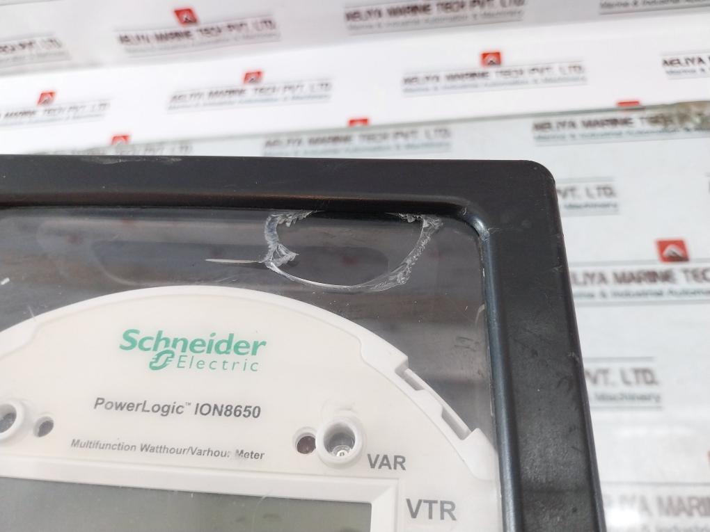 Schneider Electric Powerlogic Ion8650 Power Quality Meter With Panel