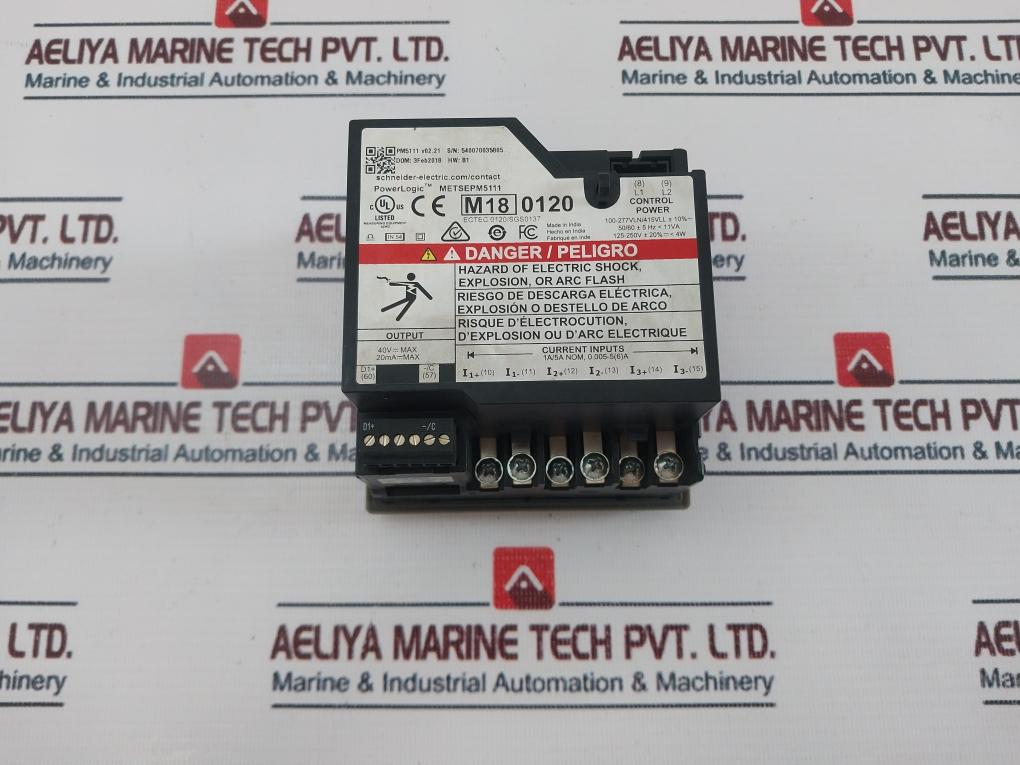 Schneider Electric Powerlogic Pm5100 Power Meter Metsepm5111