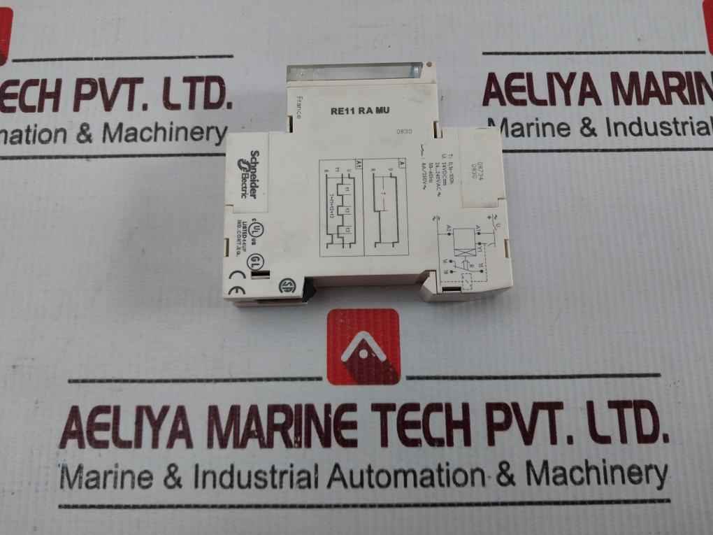 Schneider Electric Re11ramu Modular Timing Relay 24vdc 24–240vac 8a
