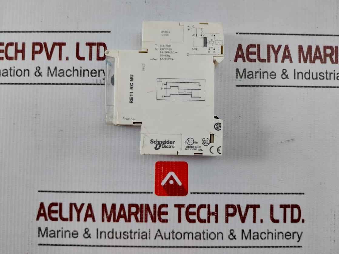 Schneider Electric Re11 Rc Mu Time Relay 8A/250V 50-60Hz