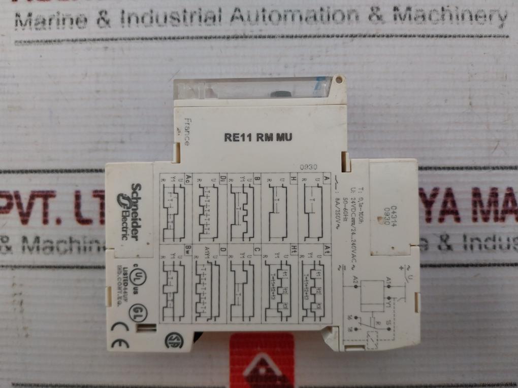 Schneider Electric Re11 Rm Mu Time Delay Relay 0,1S-100H