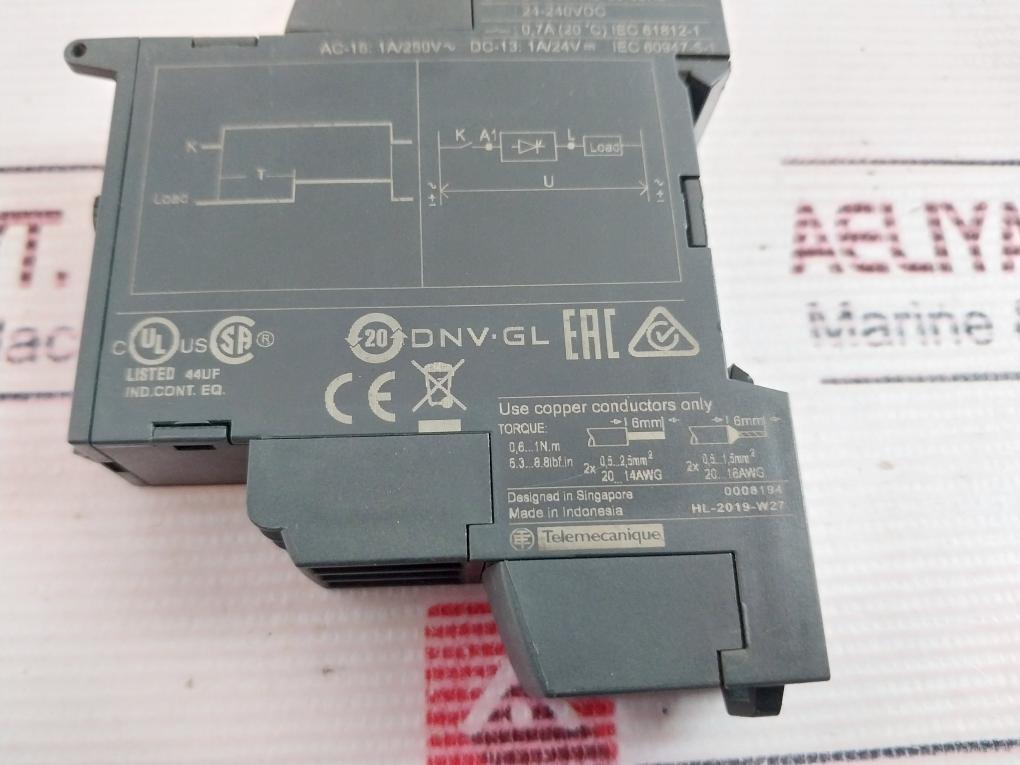 Schneider Electric Re17Lamw Time Relay 0.1S-100H