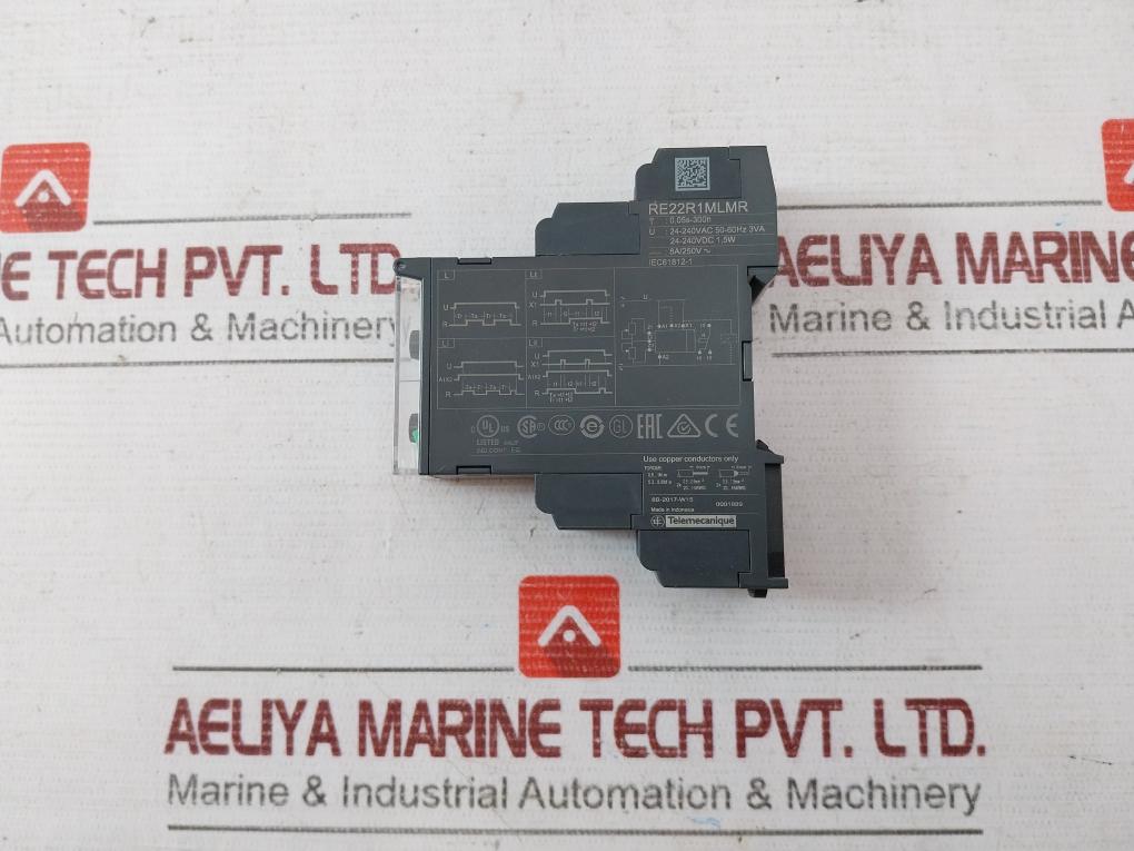 Schneider Electric Re22R1Mlmr Asymmetric Flashing Timing Relay 24-240Vdc 1,5W