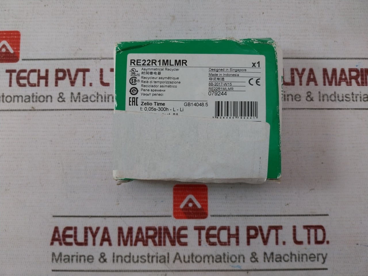 Schneider Electric Re22R1Mlmr Asymmetric Flashing Timing Relay 24-240Vdc 1,5W