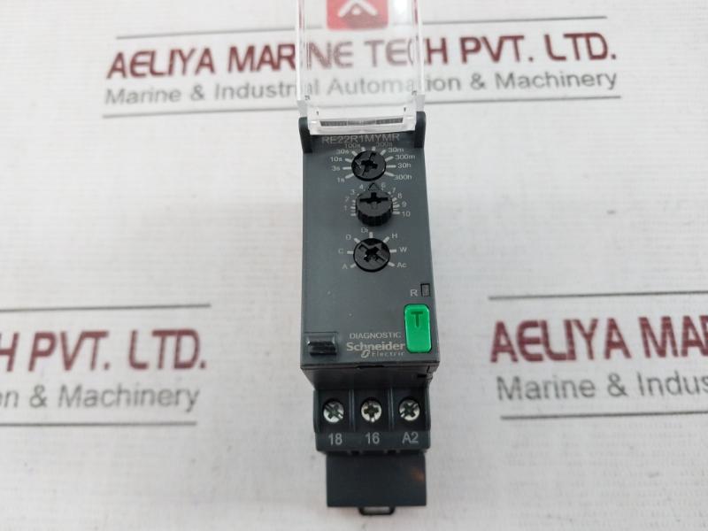 Schneider Electric Re22R1Mymr Multifunction Timer Relay 24-240Vac 50-60Hz 3Va