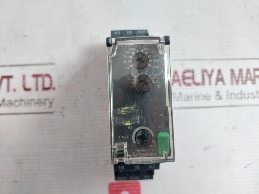 Schneider Electric Re22R2Cmr Modular Timing Relay 24-240Vac 50-60Hz 3Va