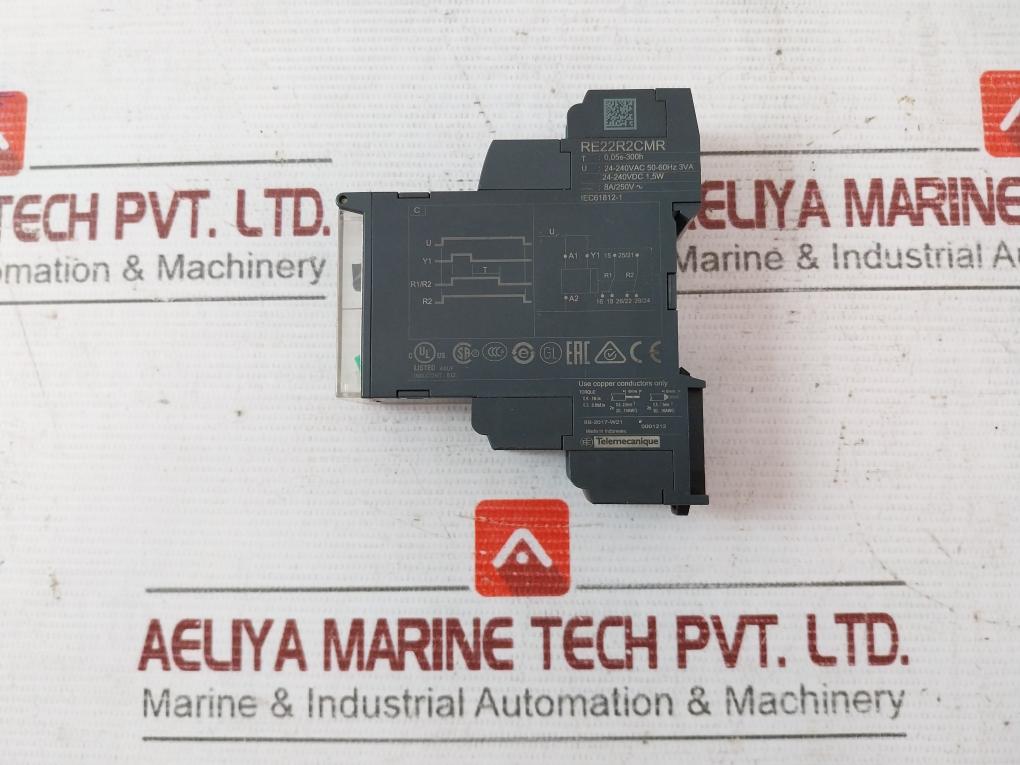Schneider Electric Re22R2Cmr Modular Timing Relay 24–240Vac/Dc 0.05S-300H